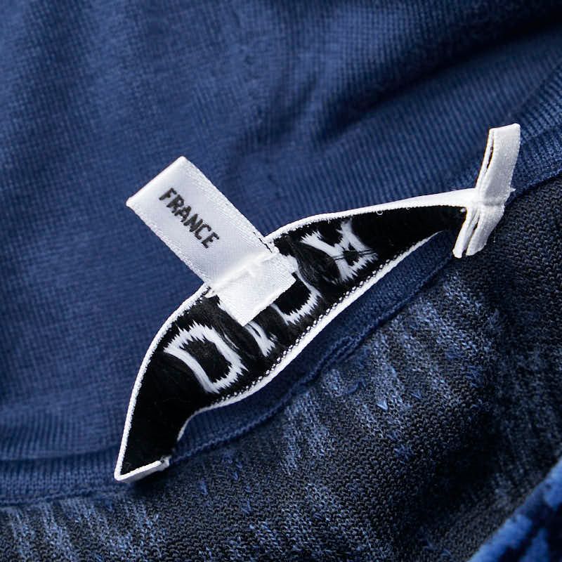 ディオール ロゴ ワンピース フーディー サイズ 13 ブルー コットン ポリエステル ベロア レディース Dior 1-0231122