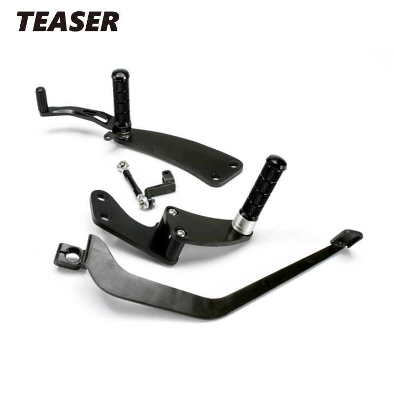TEASER ティーザー A2J3K ステップ BLACK SR400| SR500 ミッドスタイル スチール