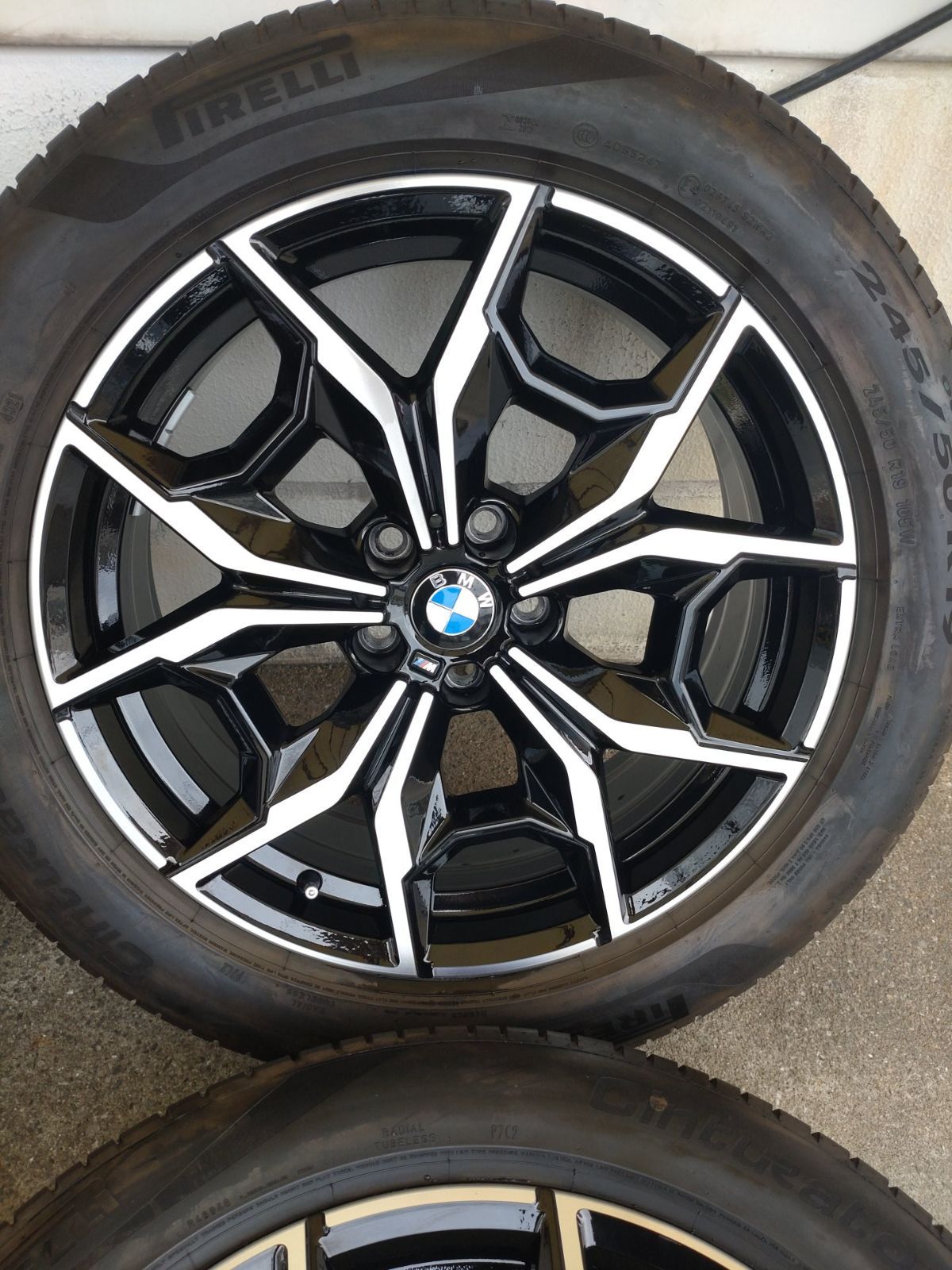 BMW G01 X3 Mスポーツ純正 19インチ 7.5J 32 5H PCD 112-5Ｈ＆ PILELLI Cinturato P7 245 50R19 4本セット FFCRYSTALESIA_COM