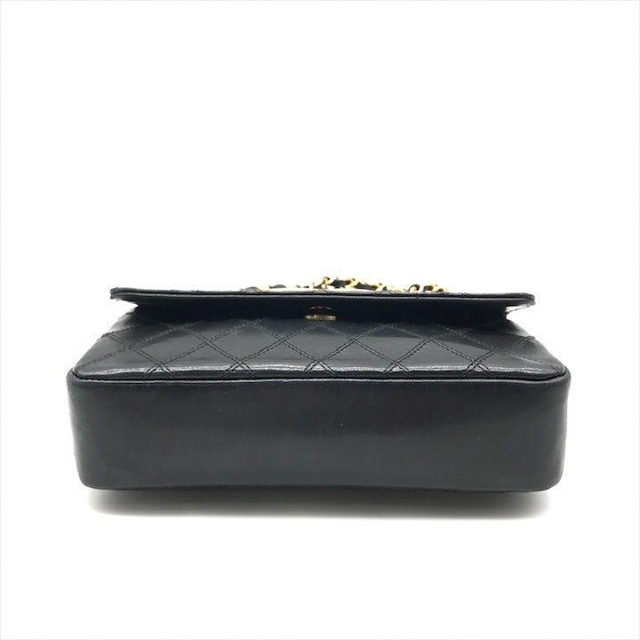 良品 CHANEL シャネル ミニ ビコローレ デカココマーク チェーン  