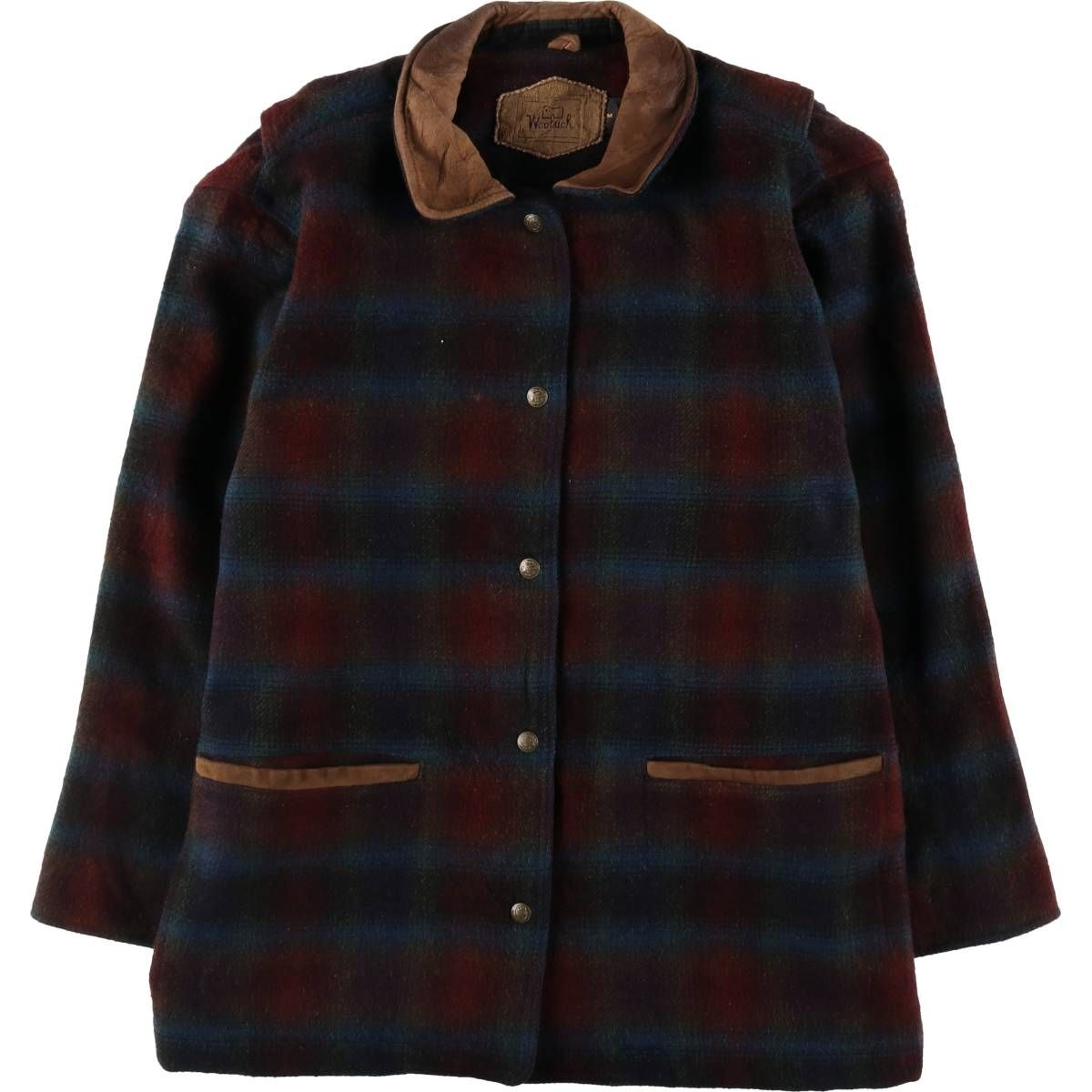 90s ビンテージ woolrich ウールリッチ オンブレチェック ウール