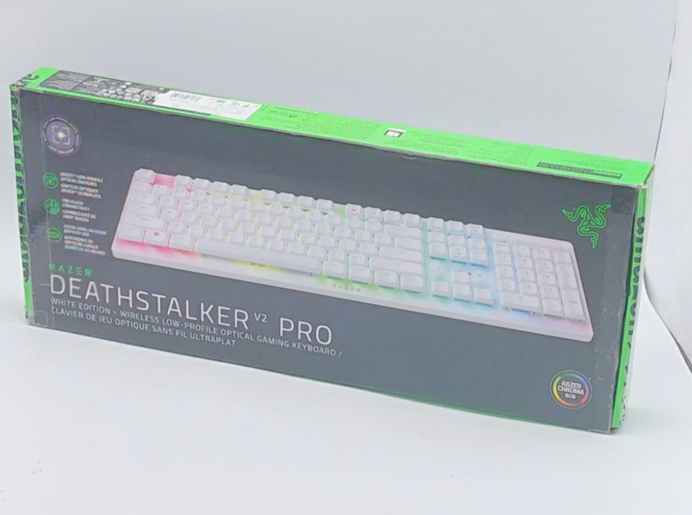 Razer レイザー DeathStalker V2 Pro White Edition ゲーミングキーボード ホワイト