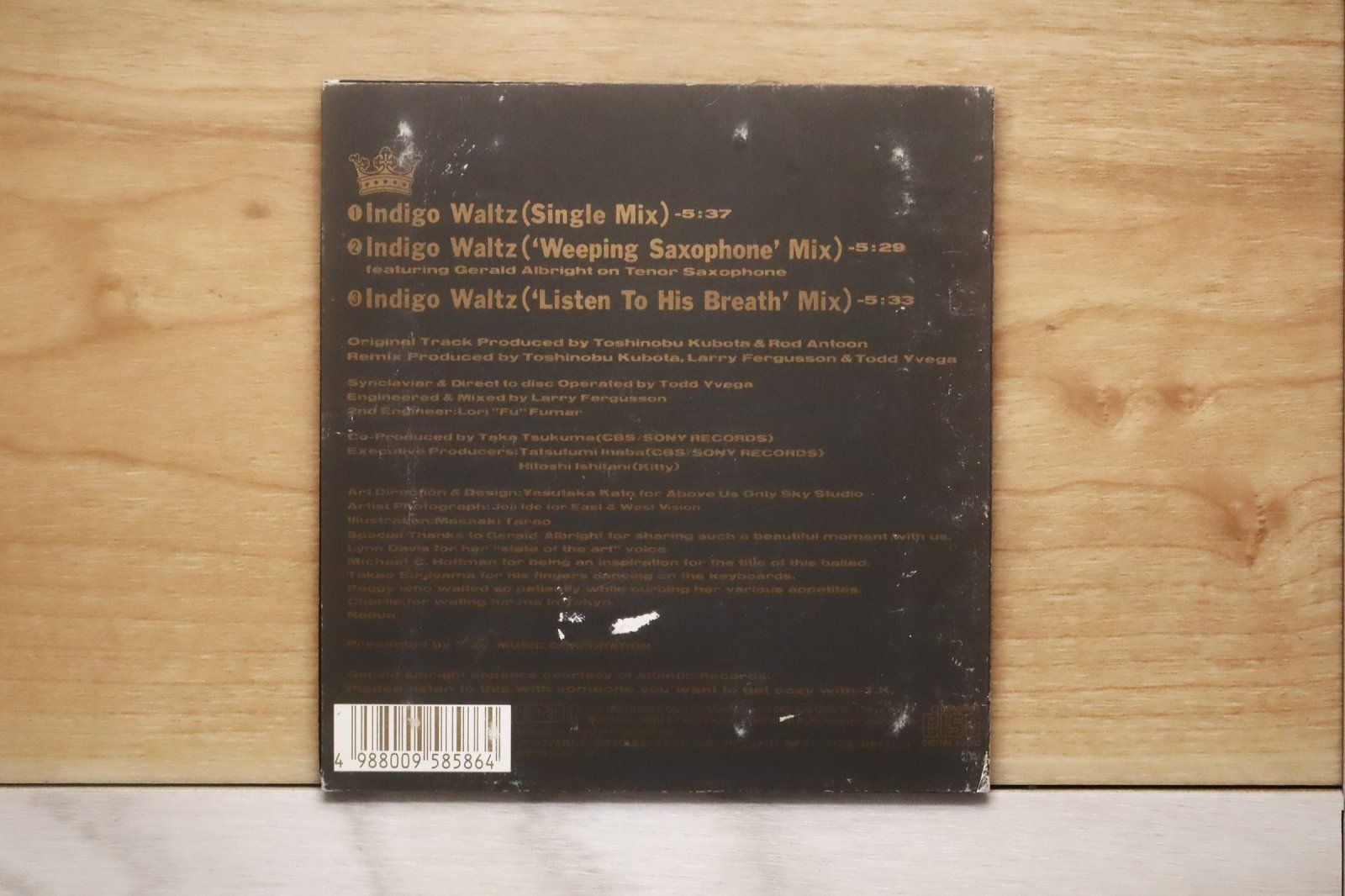 国内盤CD☆久保田利伸/Toshinobu Kubota□ Indigo Waltz 【13DH5186