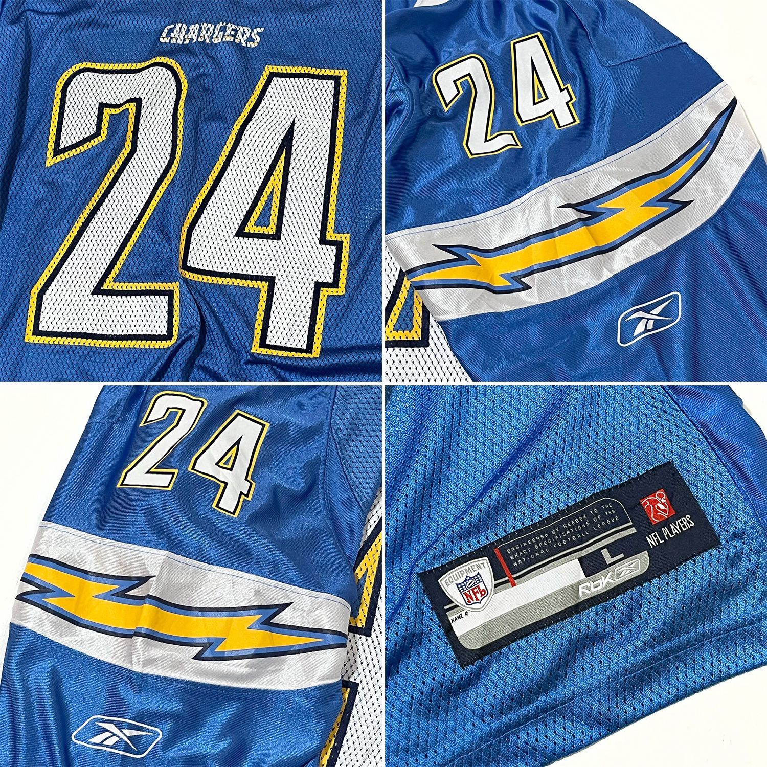 メンズXL NFL Reebok EQUIPMENT ロサンゼルスチャージャーズ