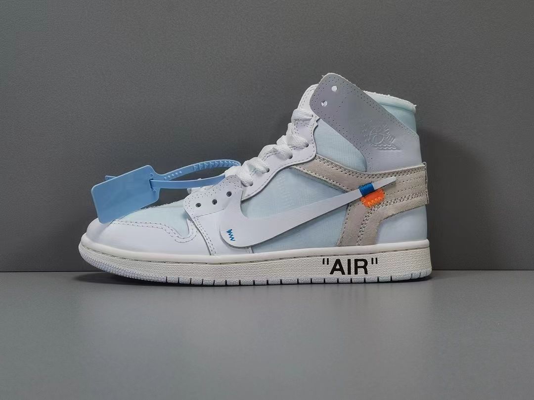 Off-White x Air Jordan 1 Retro High OG BG 'White'