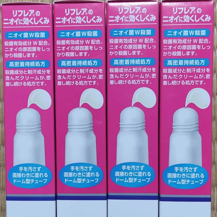 メルカリShops - 新品❤️リフレア デオドラントクリーム 無香料 25g×4本！追跡付きの匿名配送