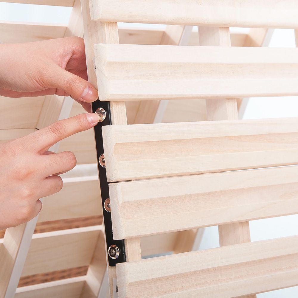 数量限定セール」すのこベッド 折りたたみ 天然桐 二つ折り ベッド