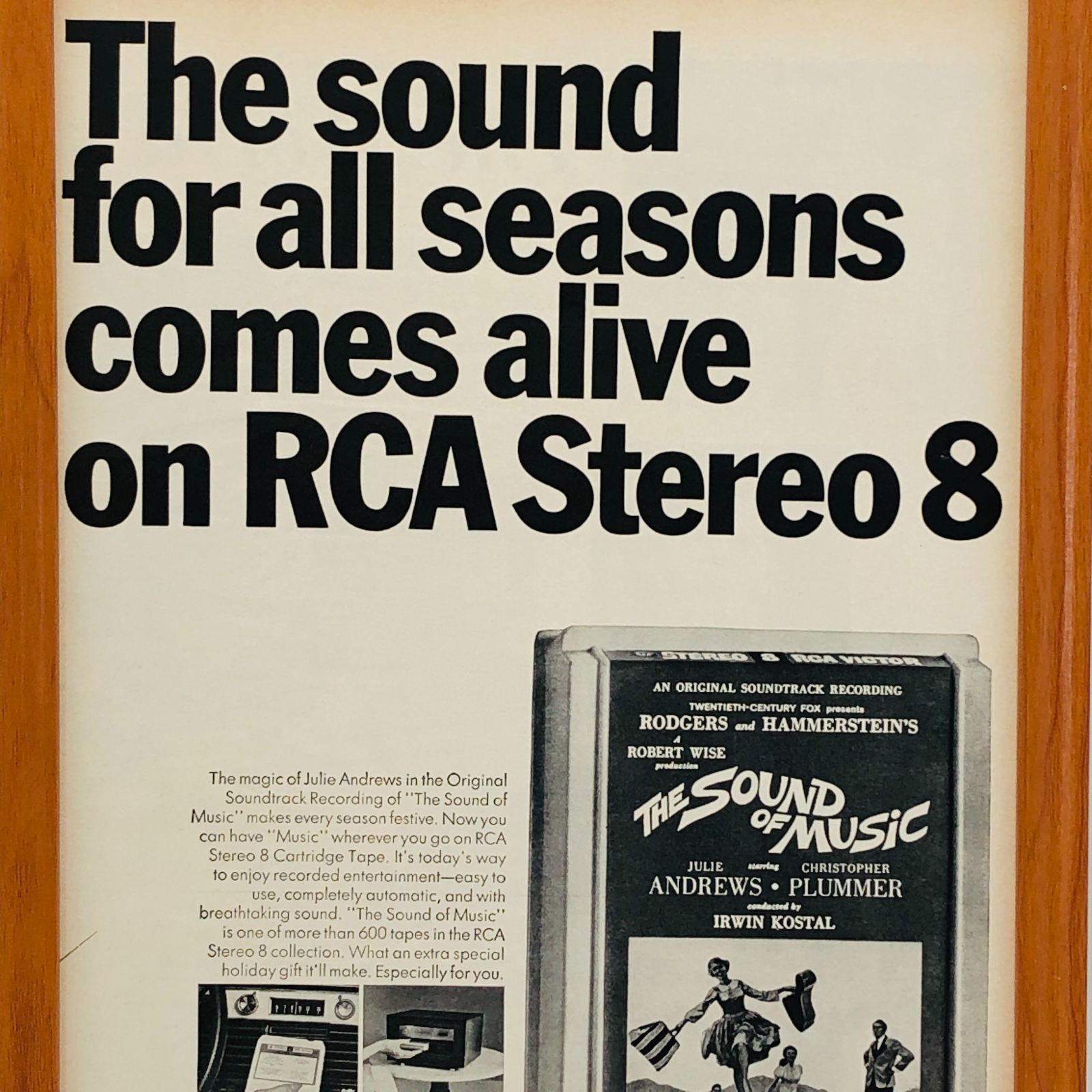 第一ネット RCA 1950年代 アメリカ 額付 広告 ヴィンテージ ポスター