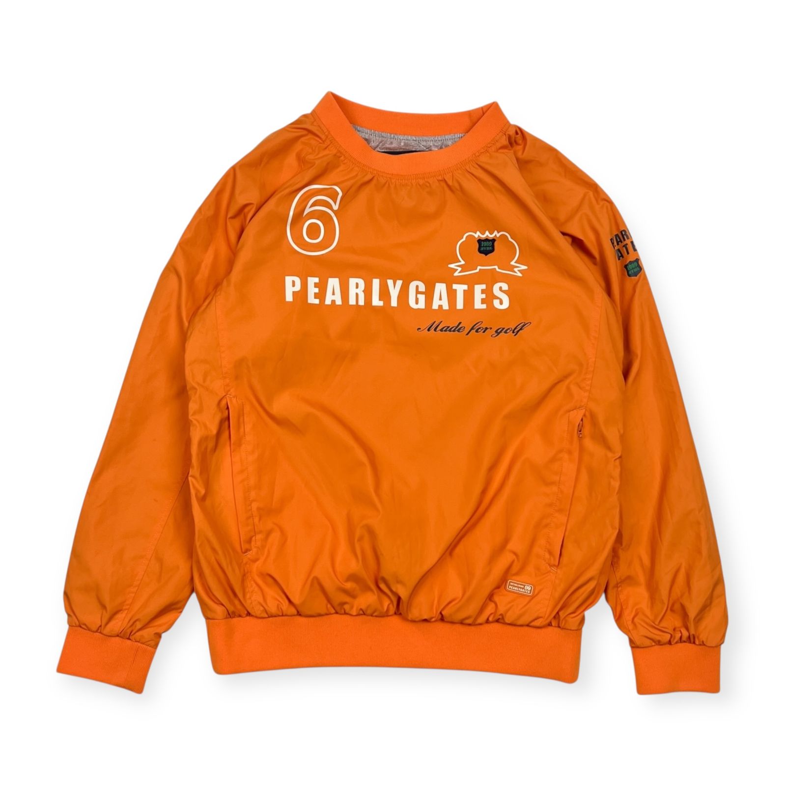 パーリーゲイツ　4/M リバーシブル　ゴルフジャケット プルオーバー パーリーゲイツ プルオーバーアウター(オレンジ) パーリーゲイツ 4/M