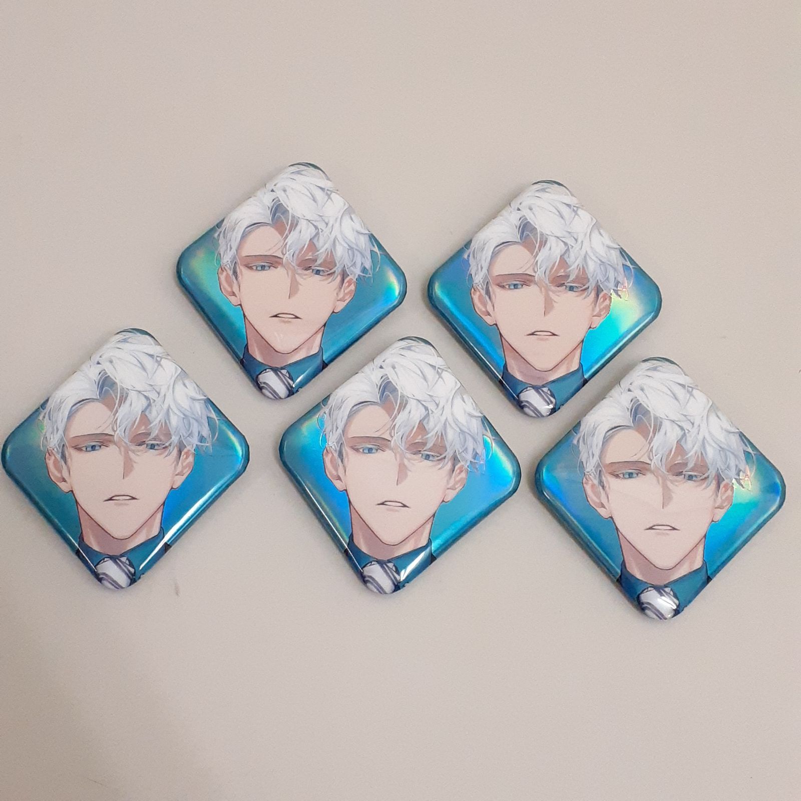 三沢店43-32-1008】刀剣乱舞 祝装 雲生 スクエア缶バッジ 大本丸博 5