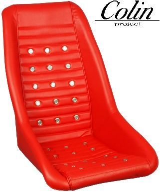 M s Colin project ダットサン バケットシート タイプD 1脚 シート本体 ヘッドレストのみ レッド 赤 社外 コーリン パーツ 部品 カスタム 内装 バケット 汎用 QQQQ-DATSUN-SD-R 要在庫