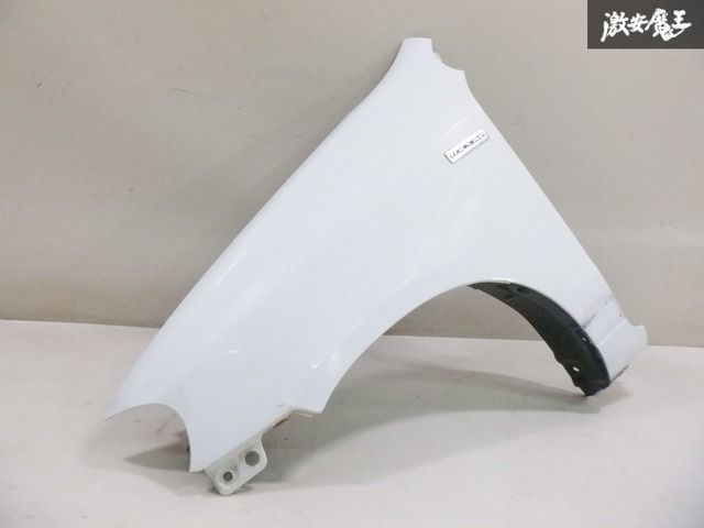 【凹み無】 スズキ純正 HA22S アルトワークス RS/Z H10年 フロントフェンダー 左 左側 助手席側 26U スペリアホワイト ライナー付 棚2F-I-3