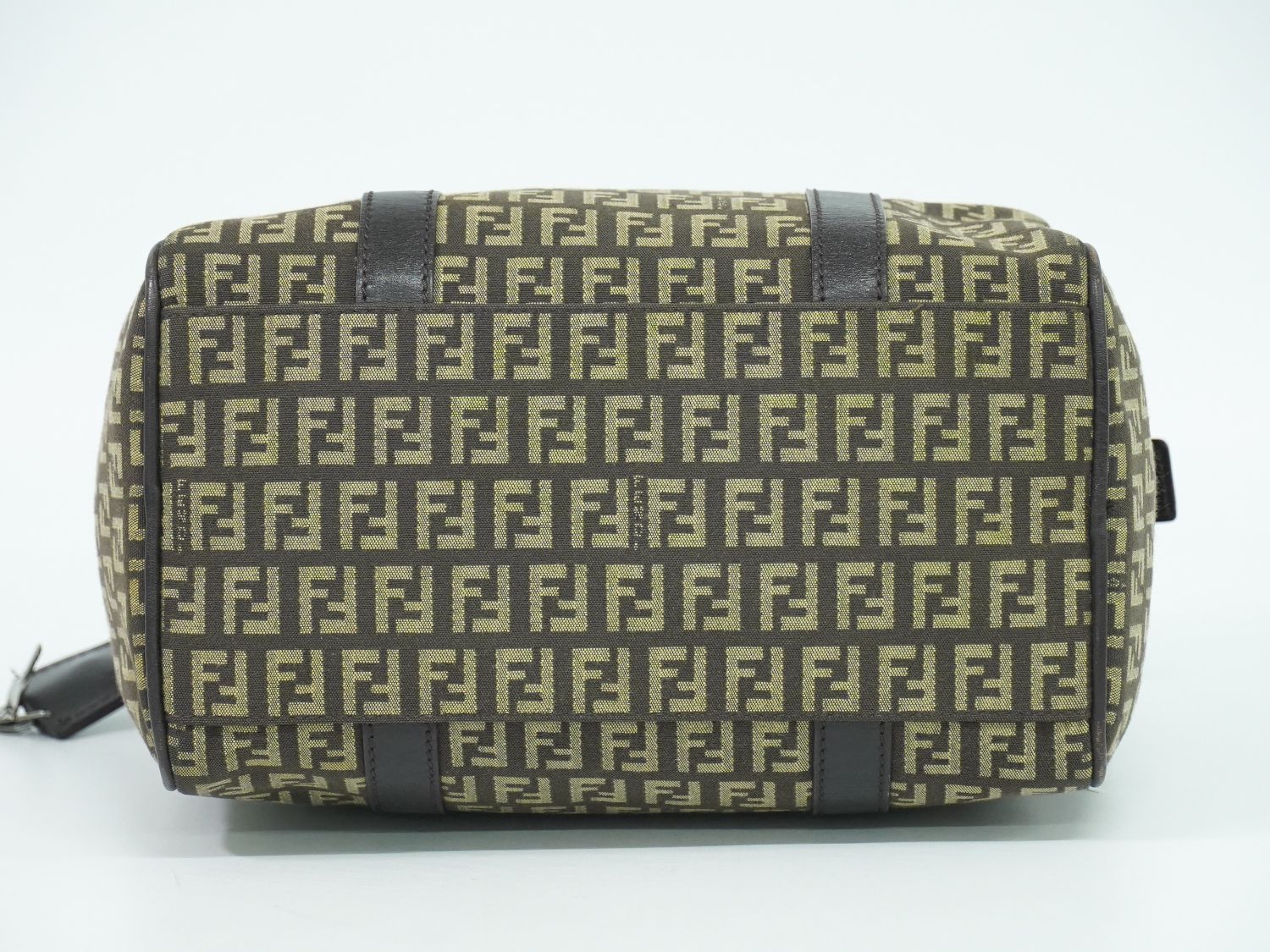 FENDI　ハンドバッグ　ミニボストンバッグ　ズッキーノ　キャンバス　レザー 53225-d1_829dce85-c842-4de7-