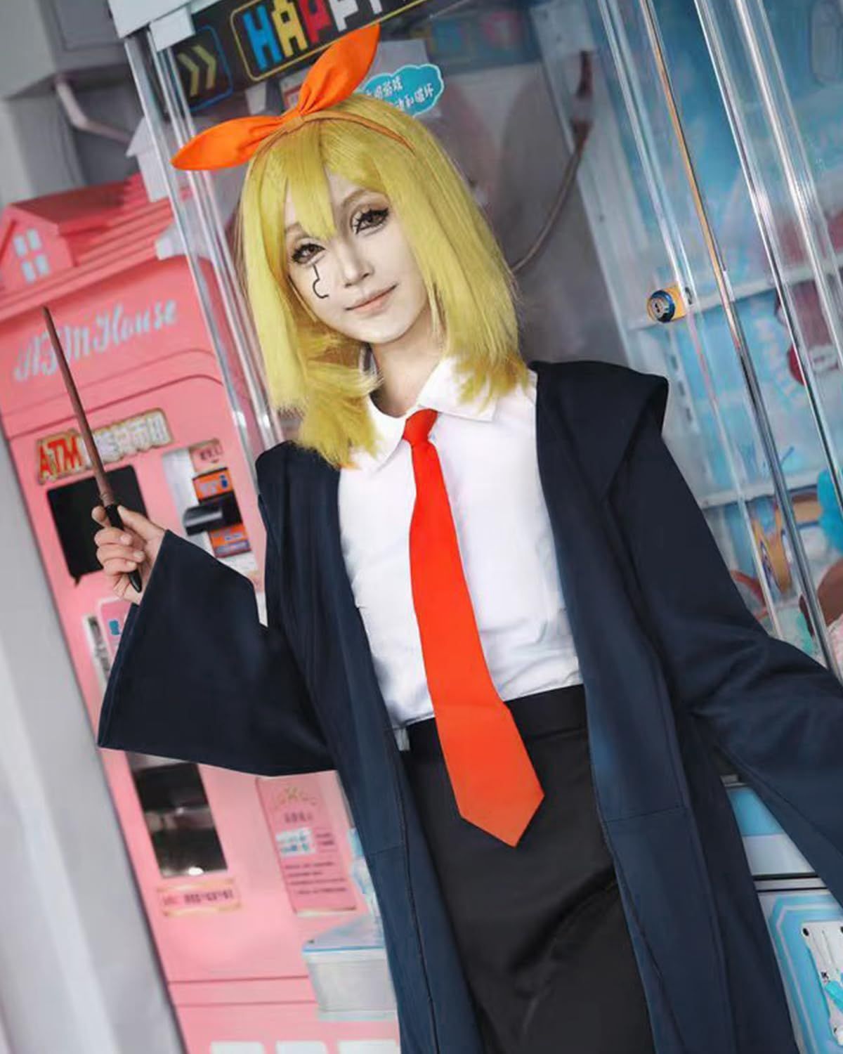 特別価格 コスプレ ウィッグ付き マッシュ・バーンデッド レモン