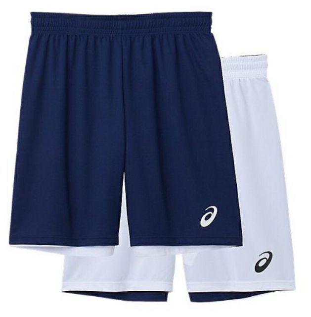 asics アシックス REVERSIBLESHORTS ピーコート XL 2063A205 400 | スポーツ スポーツウェア バスケットボール リバーシブルパンツ ゲームパンツ 半ズボン ハーフパンツ 吸汗速乾 ユニセックス キッズ 