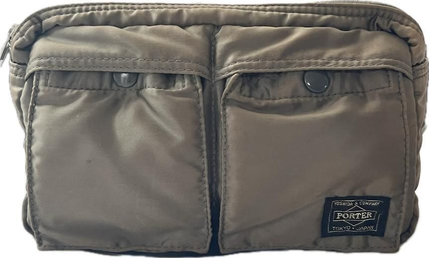 PORTER ウエストバッグ　カーキ　タグ付き タグ付き】PORTER ポーター ウエストバッグ ボディーバッグ