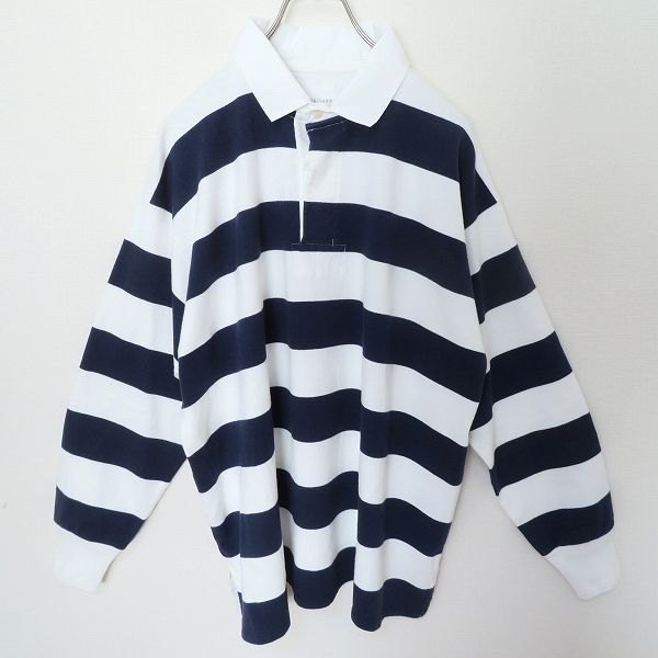 TOUJOURS トゥジュー ラガーシャツ カットソー オーバーサイズ