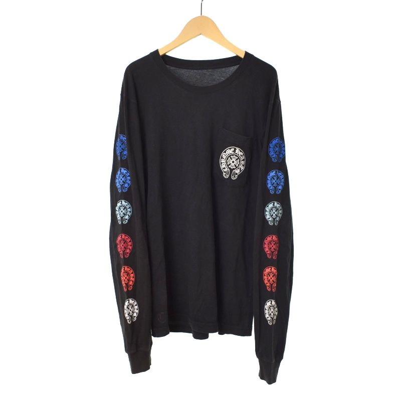 クロムハーツ CHROME HEARTS MULTI COLOR LS POCKET TEE マルチカラー 