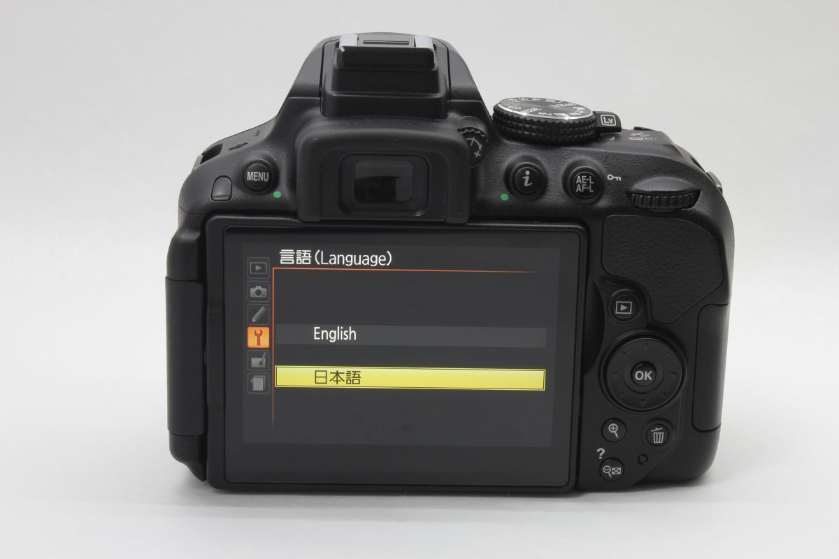 ショット数1779回【動作美品】ニコン Nikon D5300 ブラック/ AF