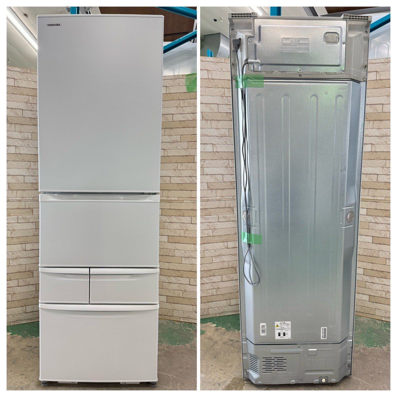 大阪送料無料★3か月保障付き★冷蔵庫★東芝★5ドアGR-K41G★R-898 楽天市場】東芝 【右開き】326L 3ドア冷蔵庫 VEGETA マット