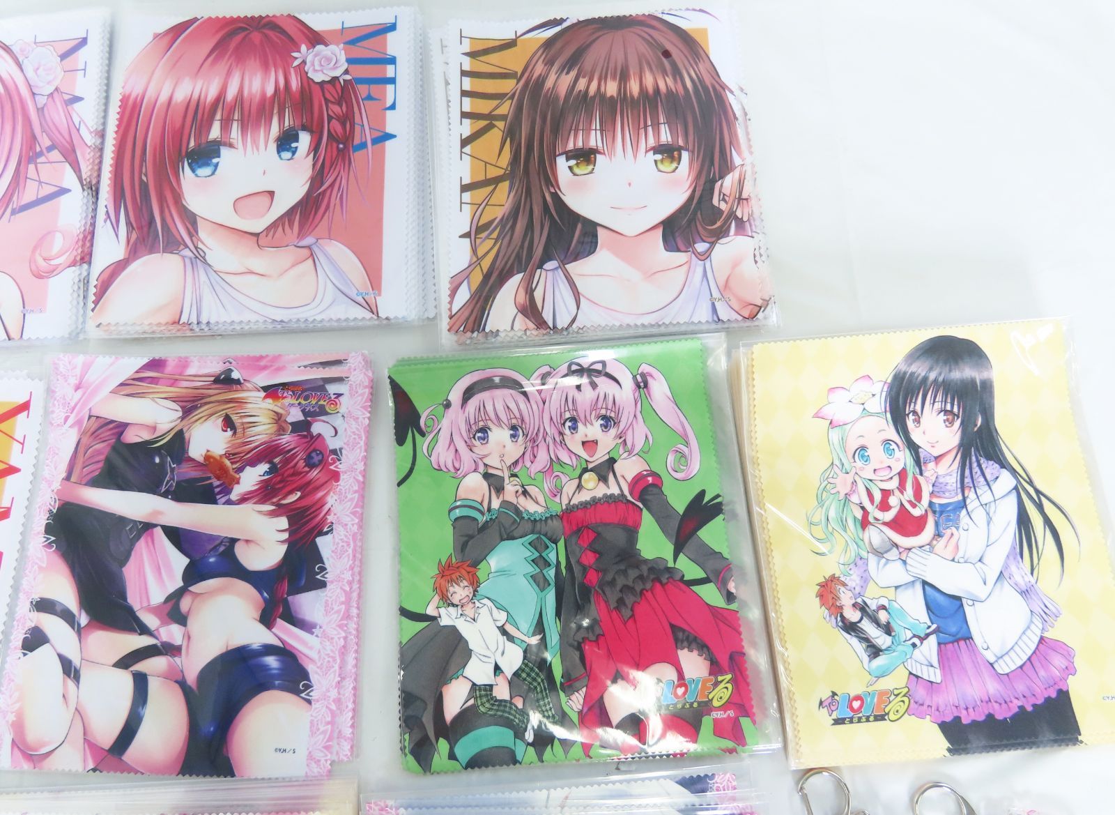 ToLoveる 15周年記念原画展 グッズ アクリルキーホルダー3種 マルチ