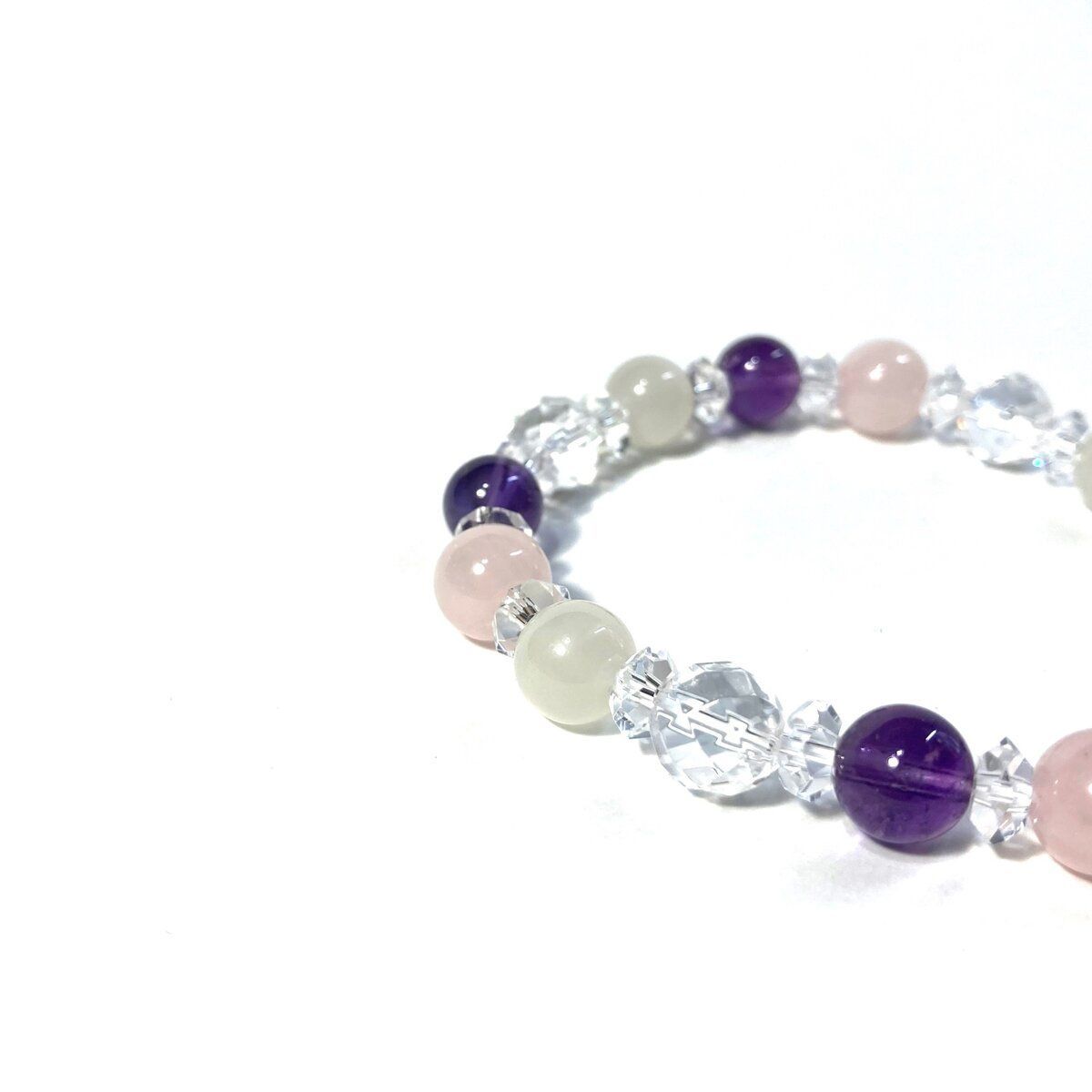 水晶 ムーンストーン ローズクォーツ アメジスト 天然石