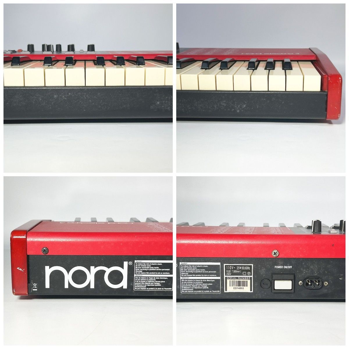 ファクトリーリセット済み Nord Electro 3 SixteenOne 61鍵盤