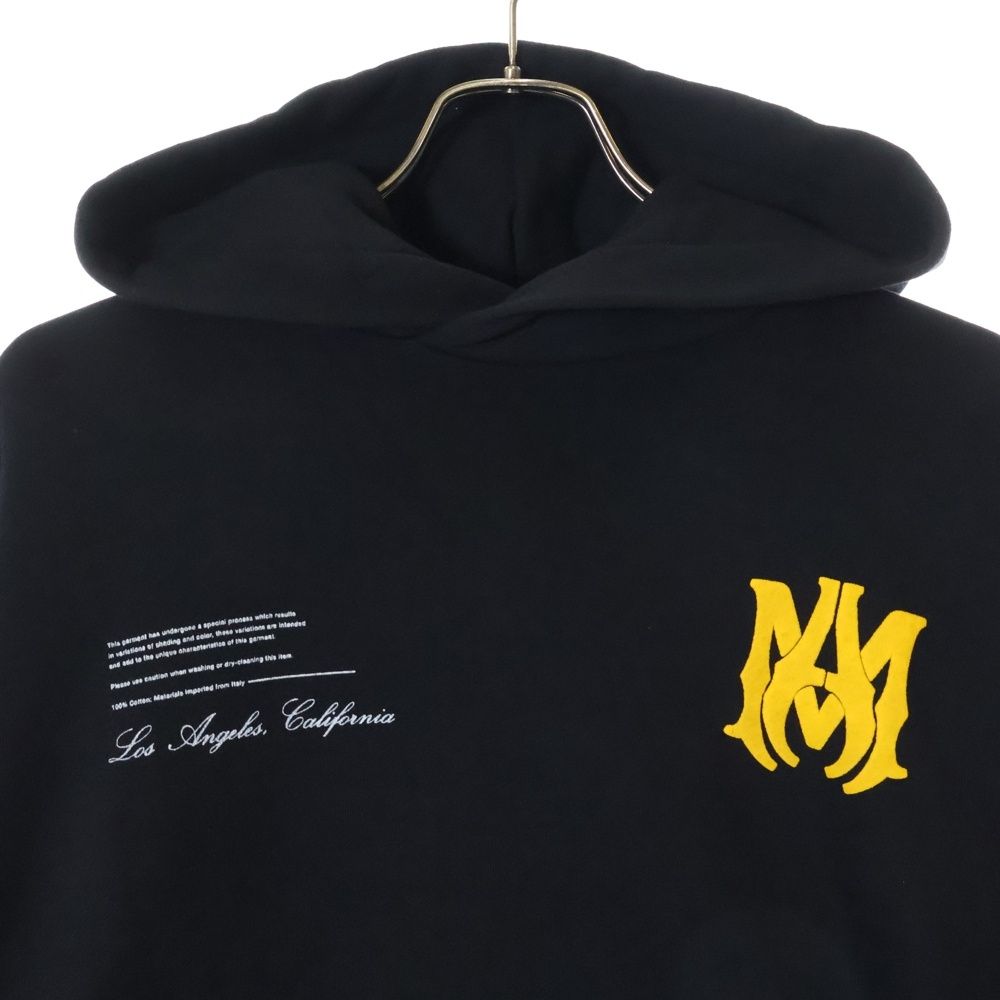 AMIRI (アミリ) ロゴプリント スウェット プルオーバーパーカー AMIRI (アミリ) ロゴプリント スウェット プルオーバーパーカー