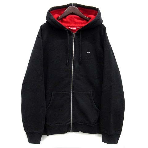supreme スモールボックス　sロゴ　パーカー　ブラック　黒 Supreme シュプリーム 2024AW Small Box Zip Up Hooded