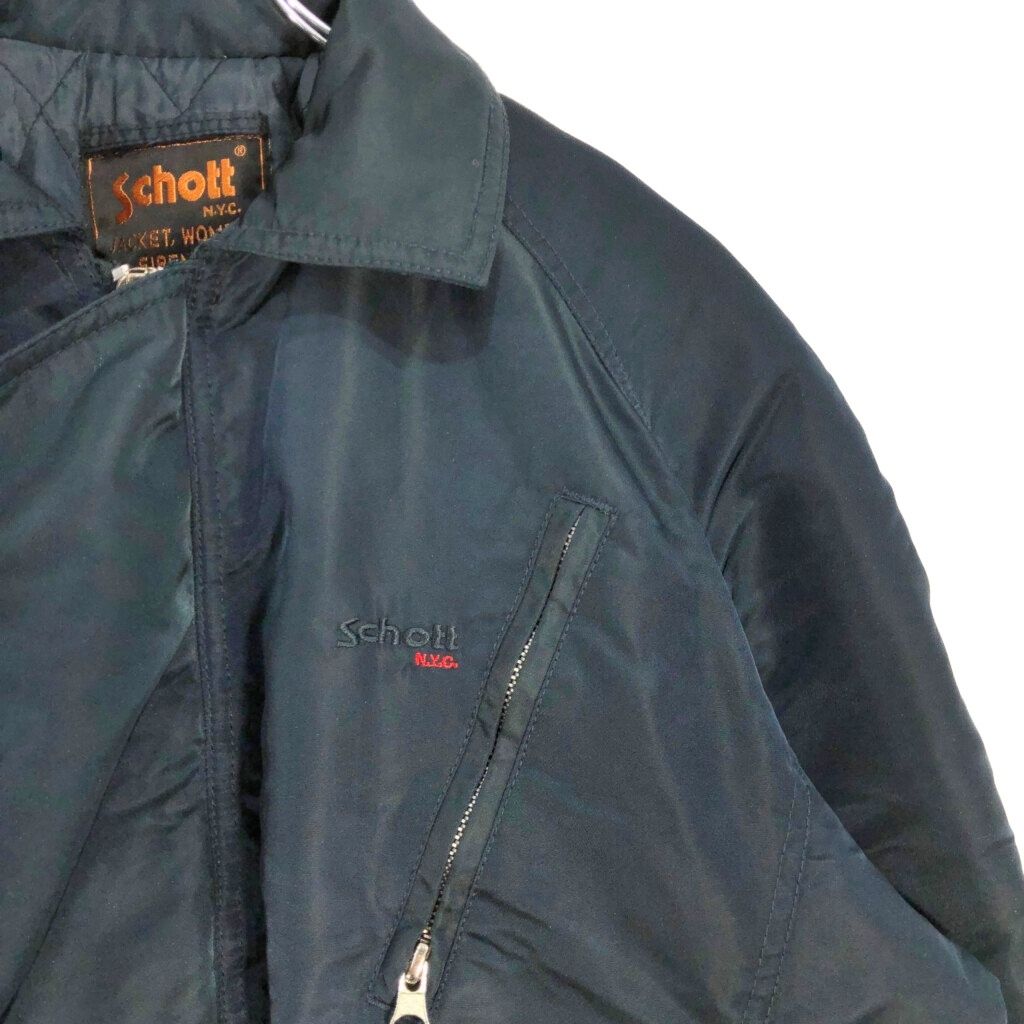 Schott ショット ファイヤーマンジャケット ミリタリー ネイビー メンズ S 古着 V6507 KANDAIZUMI_COM