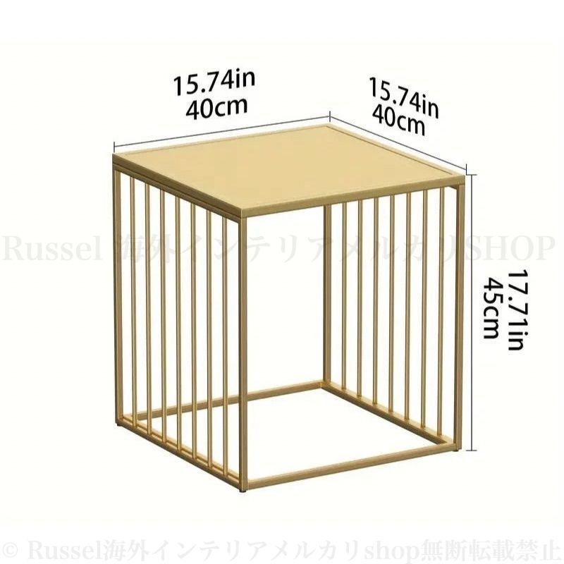 サイドテーブル ナイトテーブル コーナーテーブル ソファ スクエア  