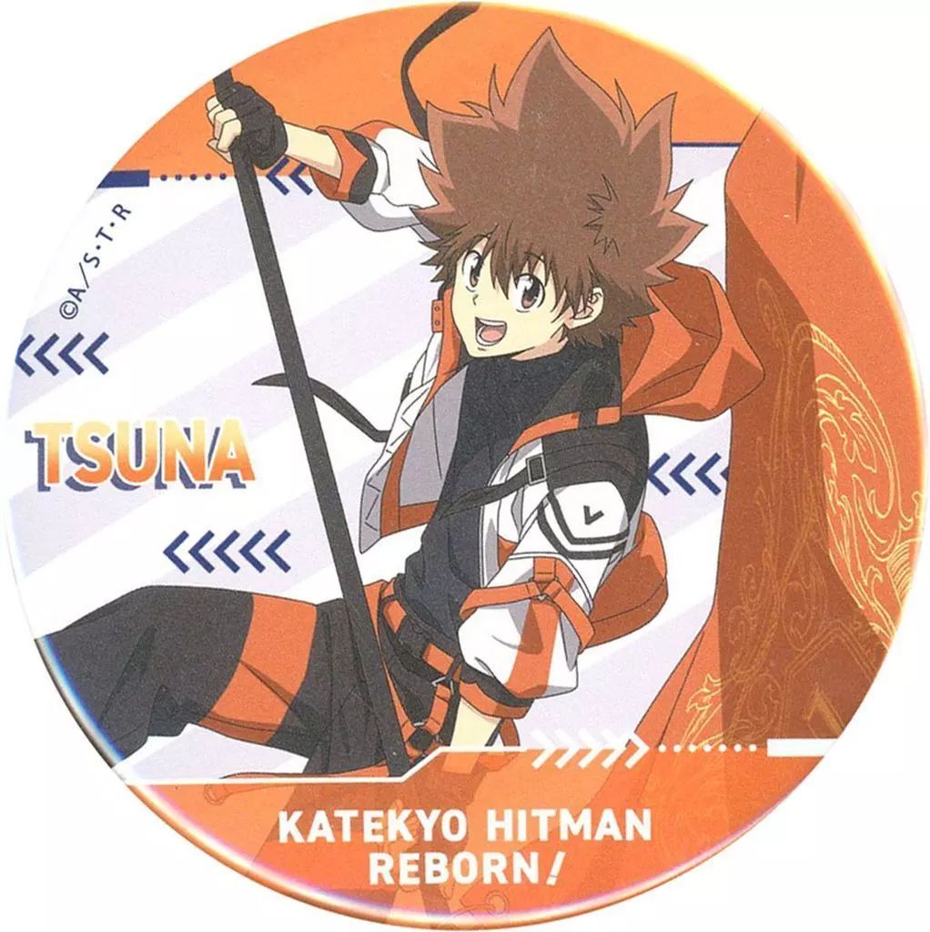 中古】バッジ・ピンズ 沢田綱吉(上半身) 缶バッジ 「家庭教師