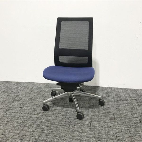 コクヨの大創業祭エアフォートチェア スタンダードタイプ エアー エアフォートチェア スタンダードタイプ エアーランバーサポート付 オフィスチェア コクヨ ブラック ブルー 疲れない