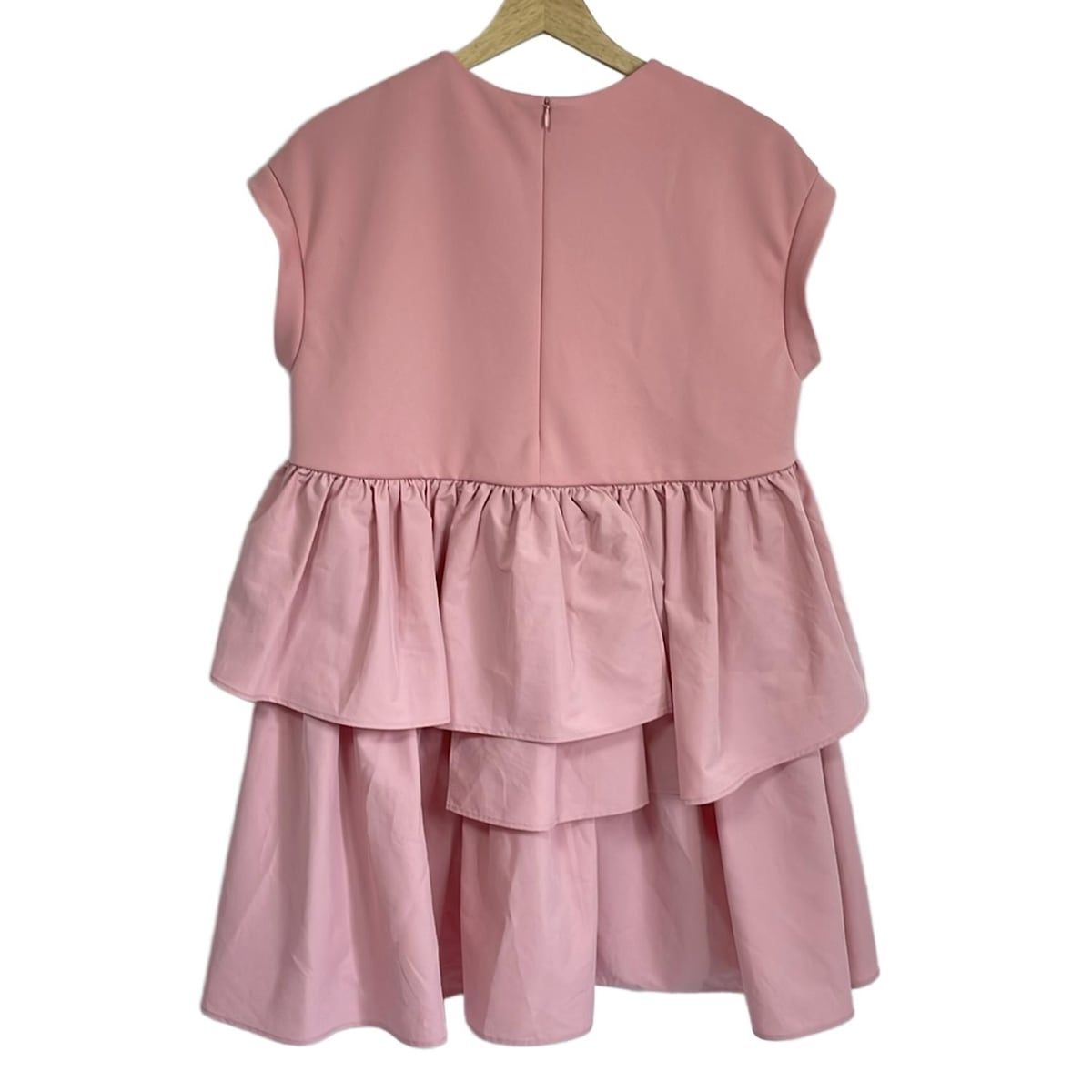 ADORE アドーア チュニック サイズ38 M レディース - ピンク クルーネック|ノースリーブ|プリーツ