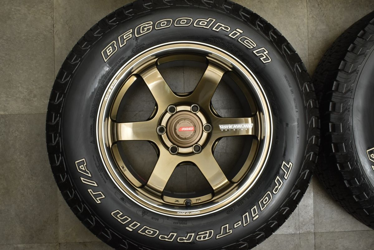 鍛造 バリ溝 RAYS ボルクレーシング TE37 SB tourer SR 18in 8.5J 22 PCD139.7 製 BFグッドリッチ 265 65R18 プラド レイズ WWW_BUZ-MARSEILLE_FR