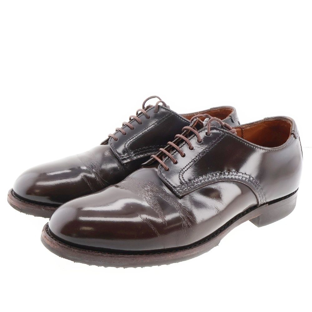 RED WING (レッド ウイング) 9086 Mil-1 Blucher Oxford ミルワンブルーチャーオックスフォード プレーントゥ レザー  ダービー ドレスシューズ ブラウン - メルカリ