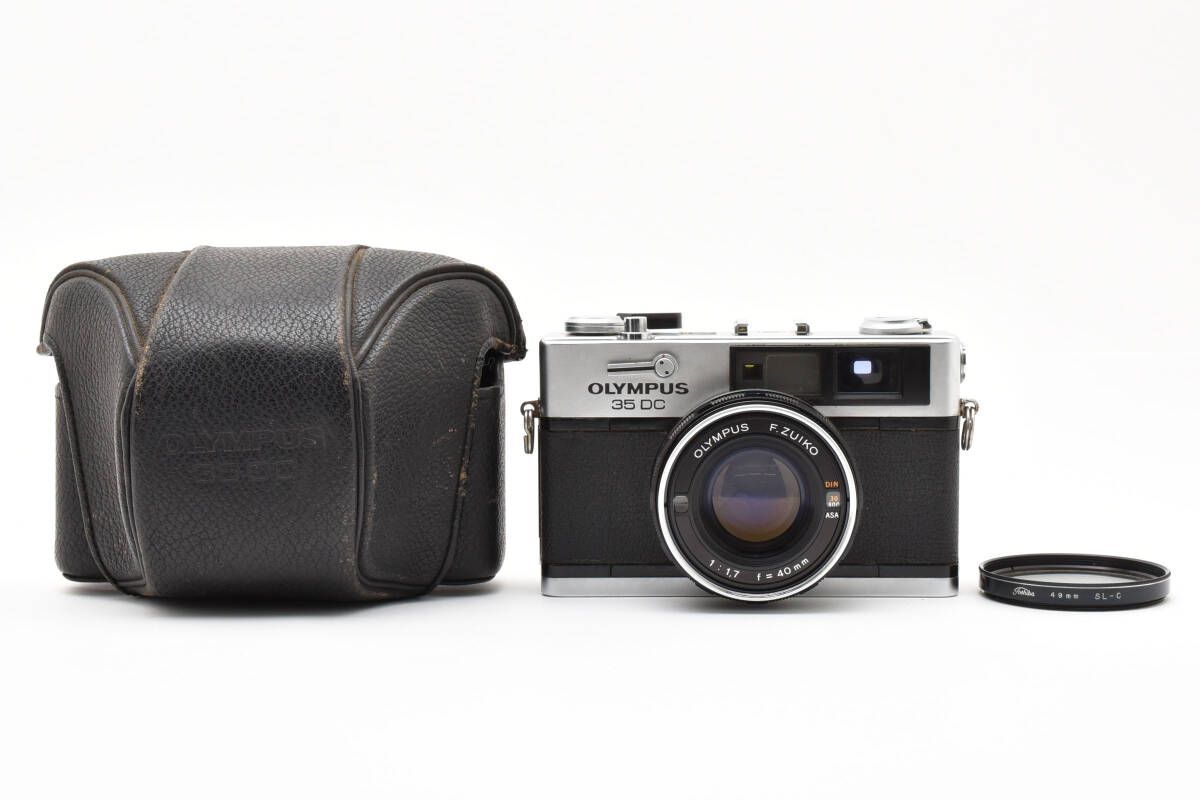 上 | 動作保証 オリンパス Olympus 35DC Rangefinder Film Camera 40mm F1.7 Lens 4118_12_90
