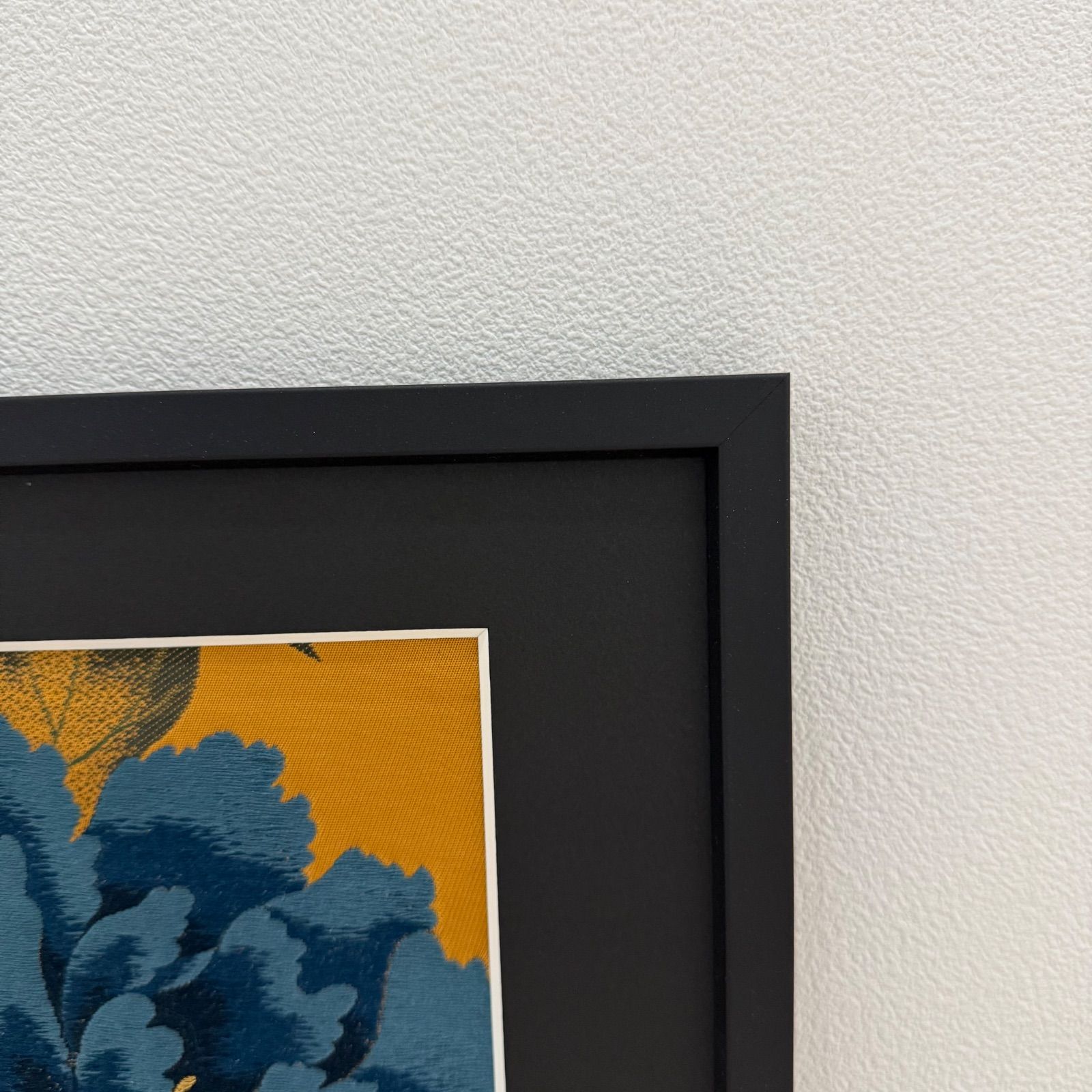 フレーム入りシルク織物アート