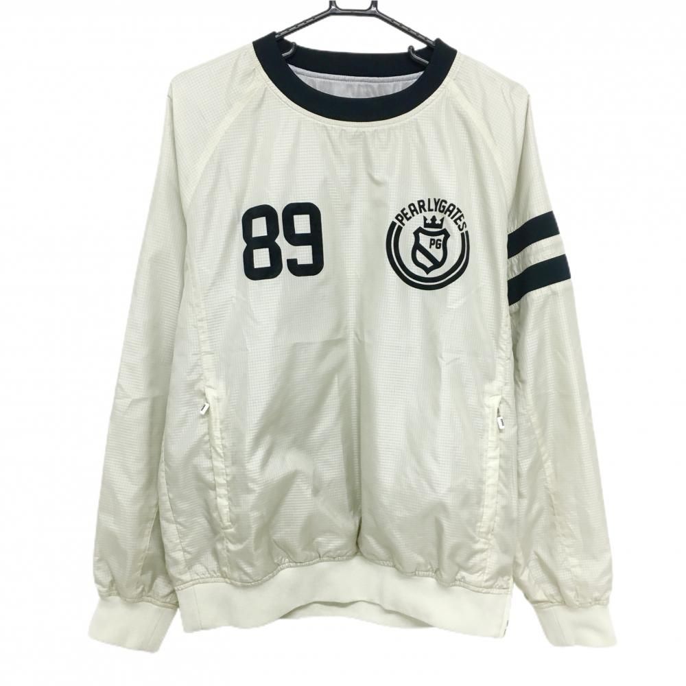 パーリーゲイツ スニード 白 チェック 袖2ラインネイビー ブルゾン メンズ 5 L ゴルフウェア PEARLY GATES