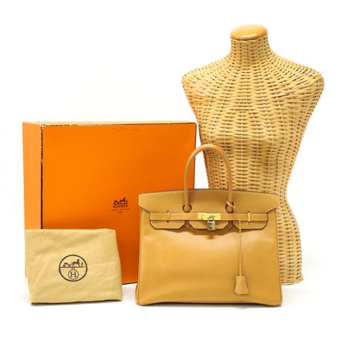 エルメス HERMES バーキン 35 アルデンヌ (レザー) GD金具 □A刻印 ...