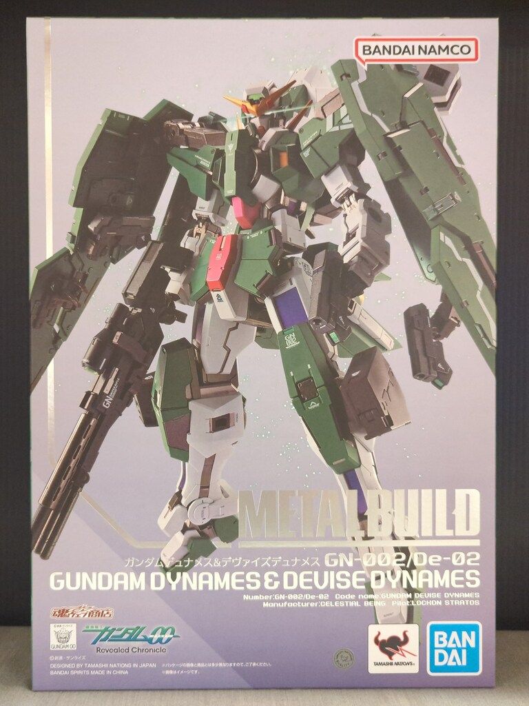 新品 メタルビルド ガンダム00 デュナメス デヴァイス 抽選販売】METAL BUILD ガンダムデュナメス＆デヴァイズ