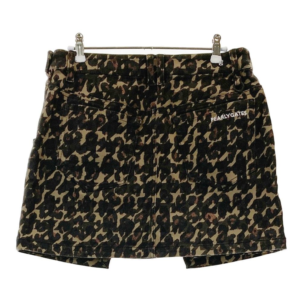 サイズ 1 PEARLY GATES パーリーゲイツ ストレッチスカート 総柄 ベージュ系 240101541702 ゴルフウェア レディース ストスト