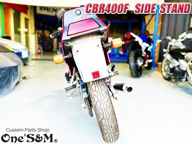 CBR400F フルメッキ ONES サイドスタンド 2cmロング OR 5cmロング - メルカリ