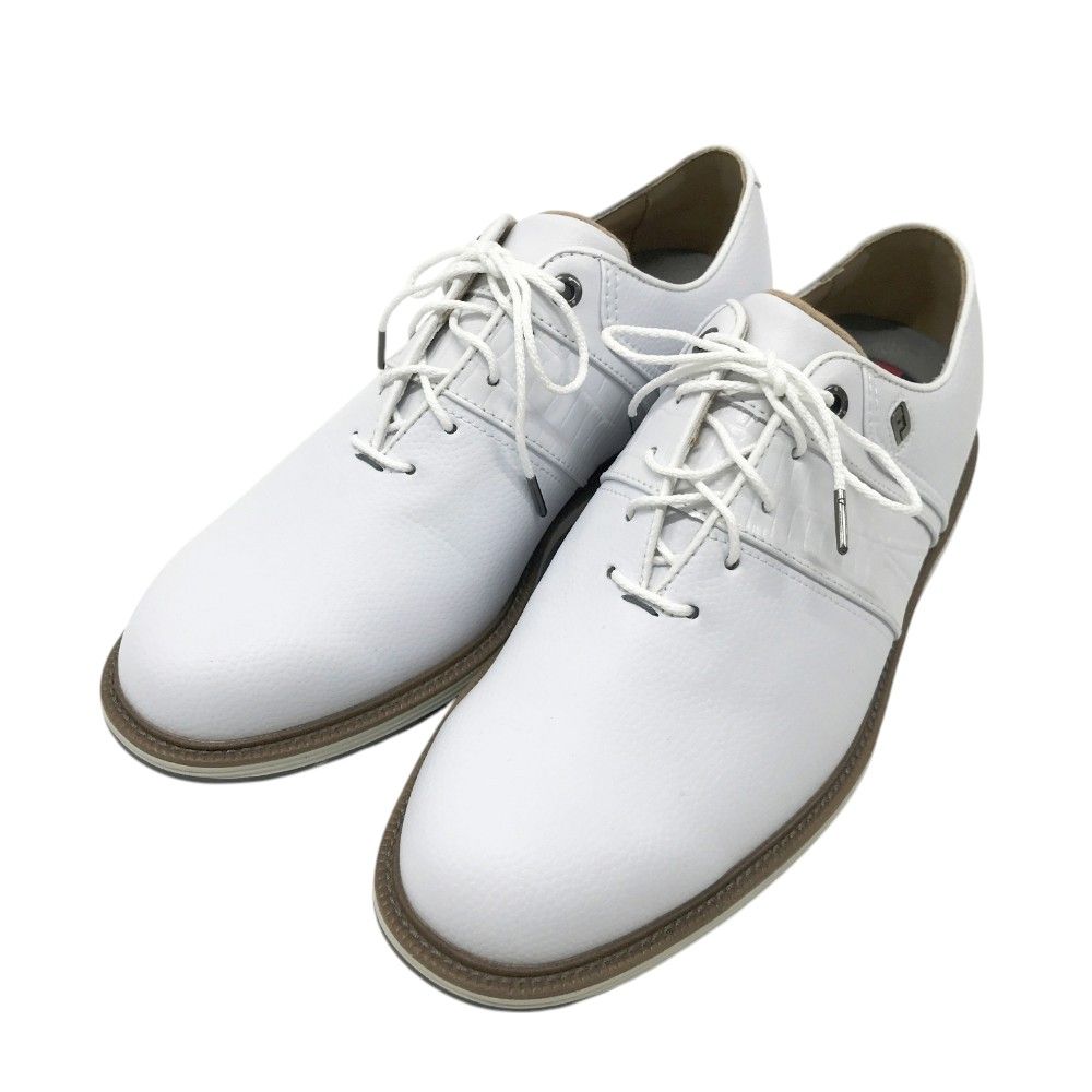 FOOT JOY フットジョイ DRYJOYS PREMIERE|53931J ゴルフシューズ ホワイト系 26 240101468333 ゴルフウェア メンズ ストスト