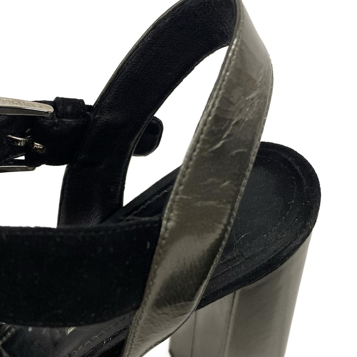 PRADA(プラダ) サンダル 36 レディース - 黒 レザー - メルカリ