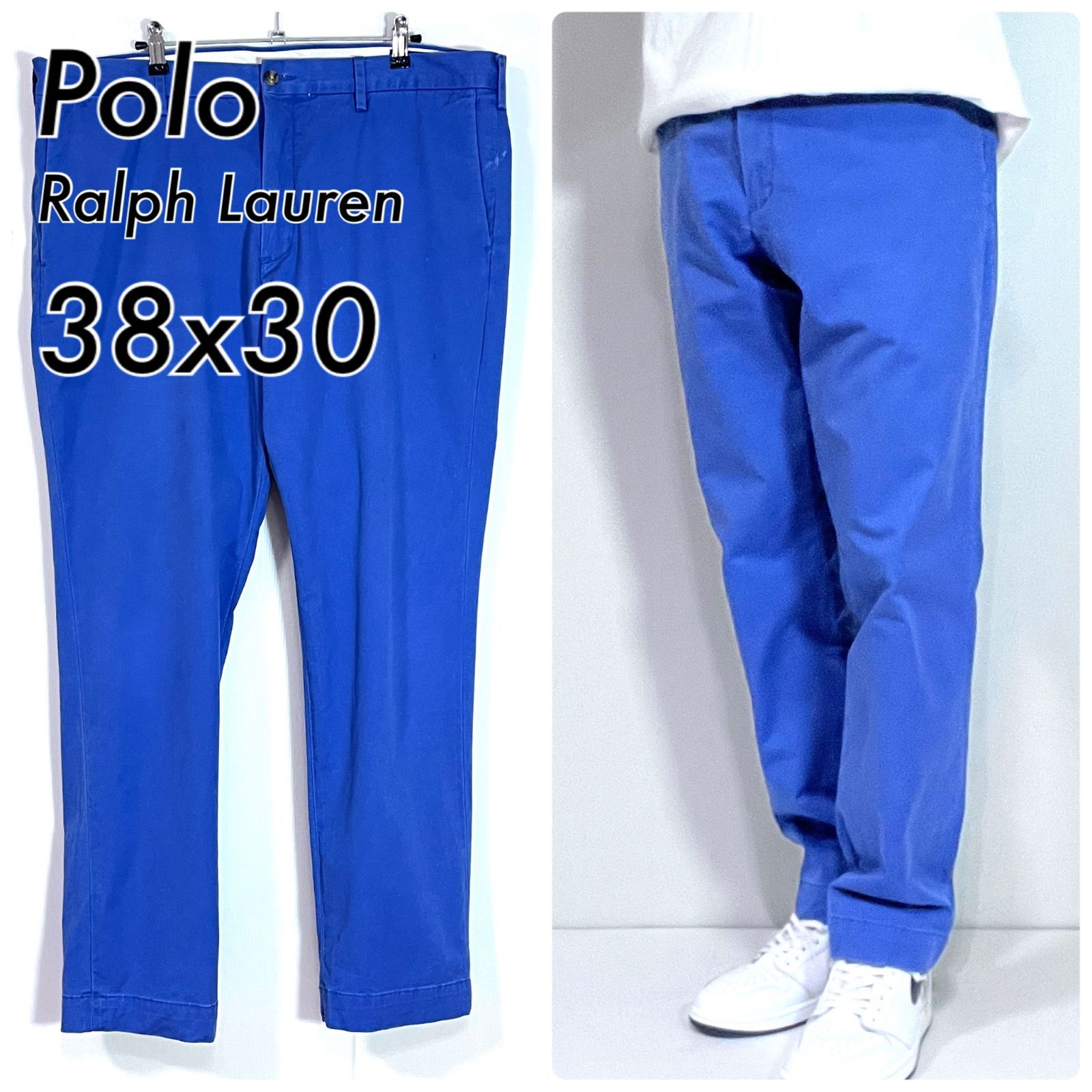 polobyralphlaurenANDREW ラルフローレンポロチノW30 DEADSTOCK 90's Polo Ralph Lauren 2Tuck Chino Andrew Pants