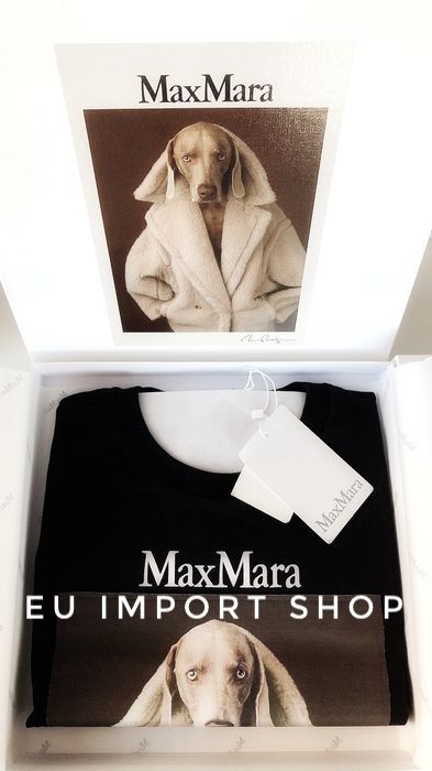 箱付き☆MaxMara VALIDO wegman マックスマーラ Tシャツ MMDOG ...