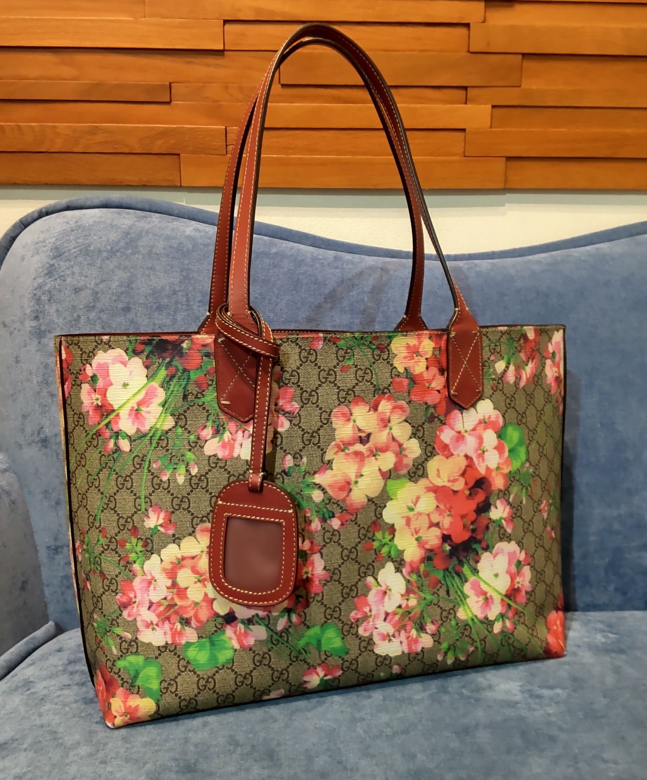 綺麗！ GUCCI グッチ ブルームス トートバッグ リバーシブル - メルカリ