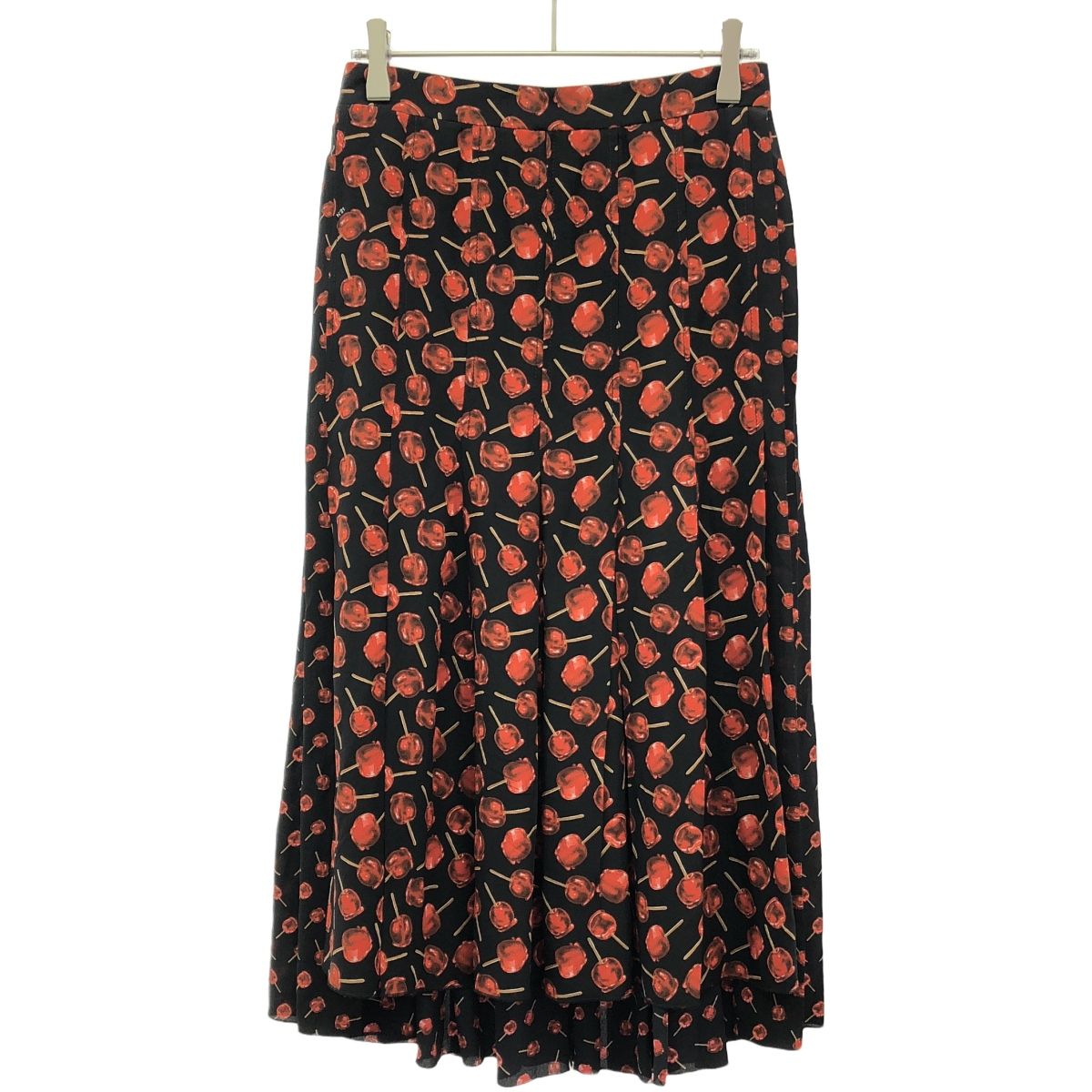 VALENTINO イタリア製 ゼブラ柄 ロングニットスカート I42