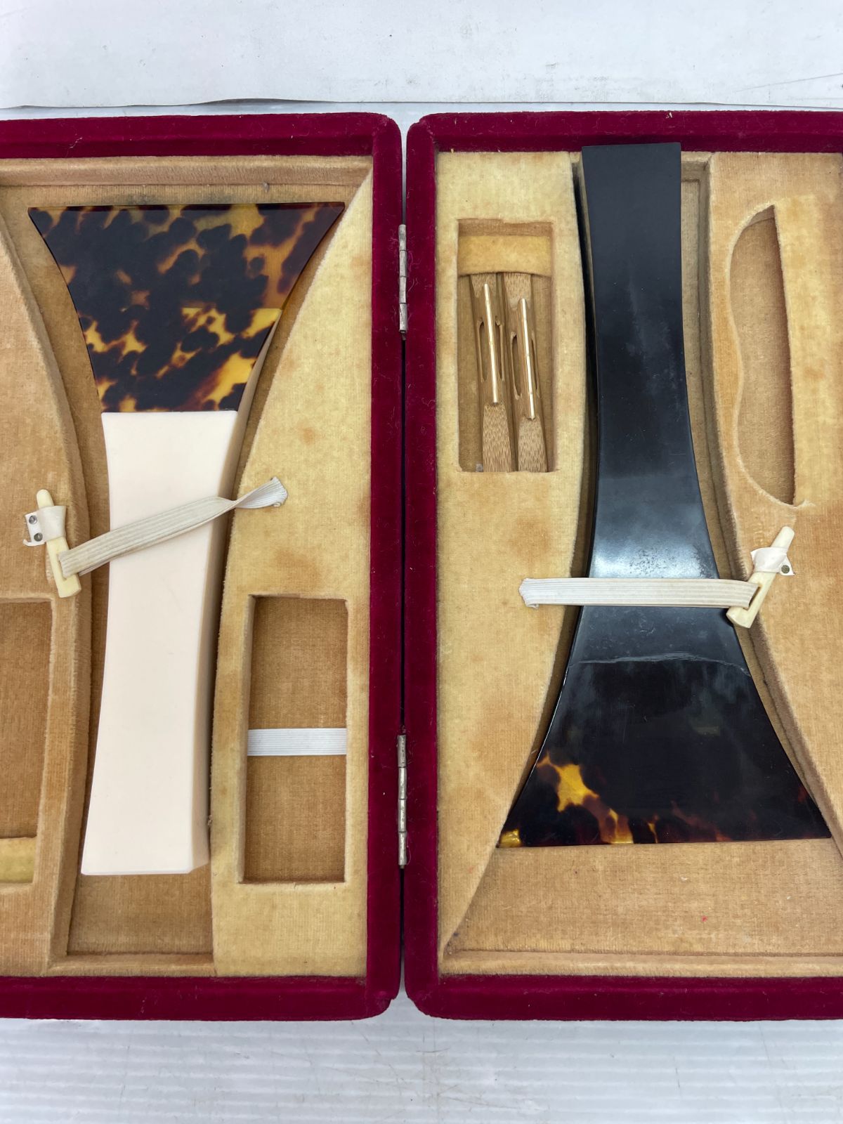 三味線 撥 バチ 鼈甲 べっこう 2個セット 10c44